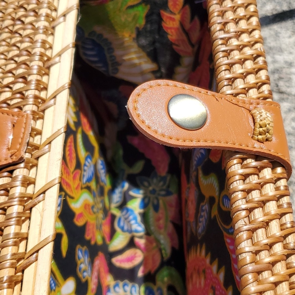 Handmade Hp March 5 Duo rattan bag gorgeous host pick March 5 rattan bag π - Picture 4 of 8